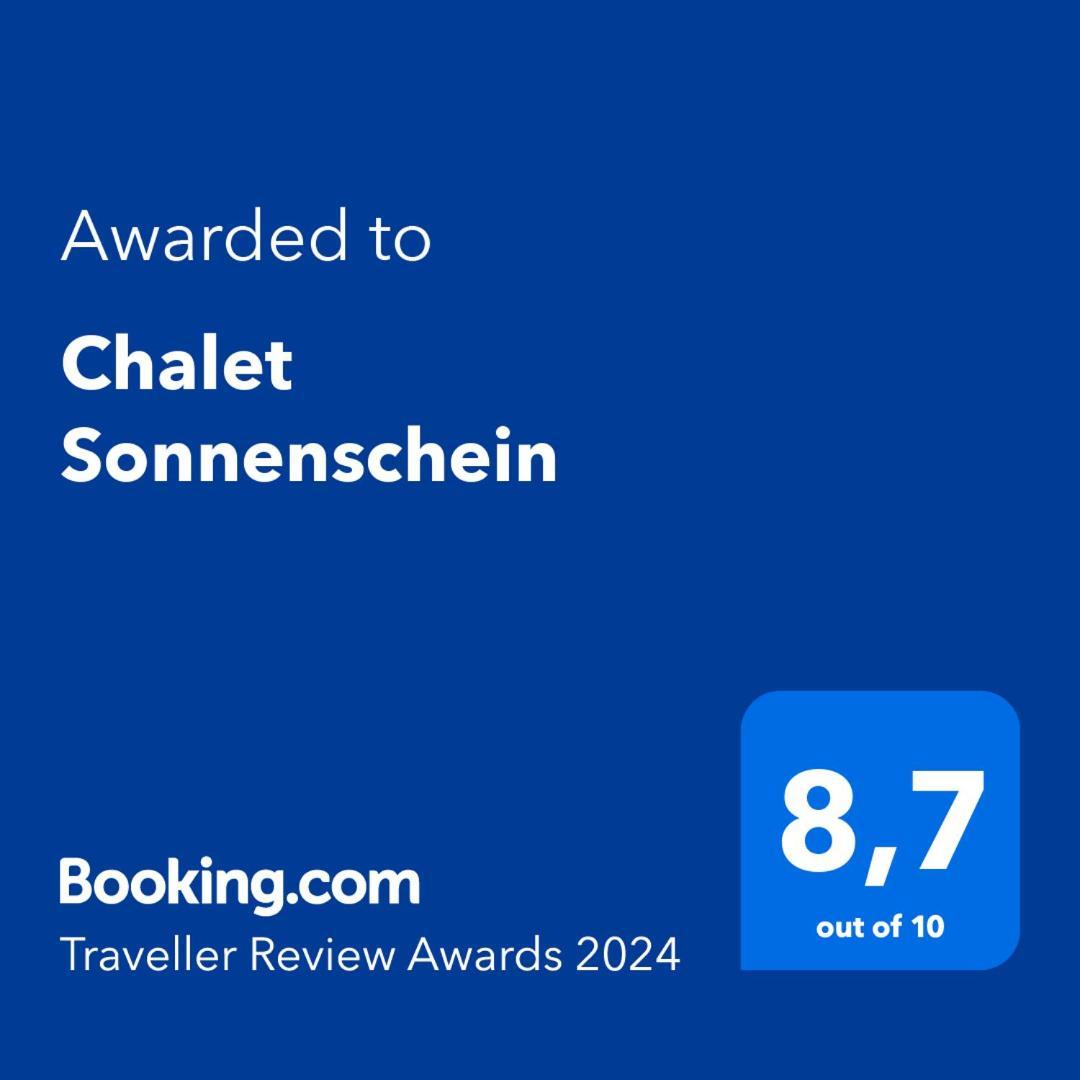 Chalet Sonnenschein بريدين المظهر الخارجي الصورة
